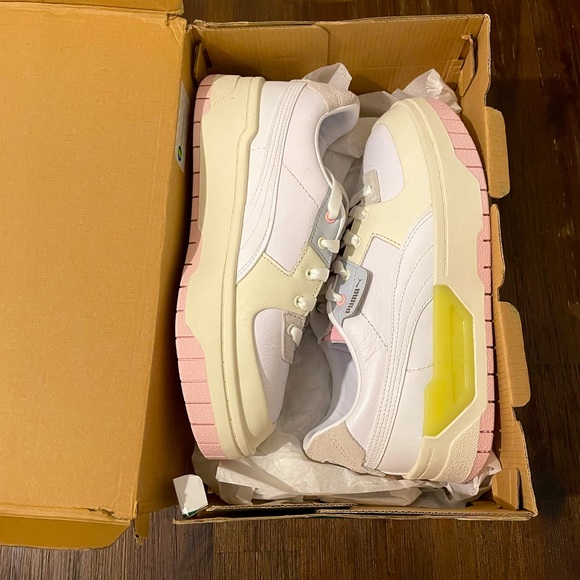 PUMA | Women’s Cali Dream | US 7/ EU 37.5 | WHITE-MARSHMALLOW-CHALK PINK | BNIB - Picture 15 of 16